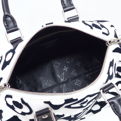 Louis Vuitton X Urs Fischer Monogram Tuftage Speedy Bandouliere 25