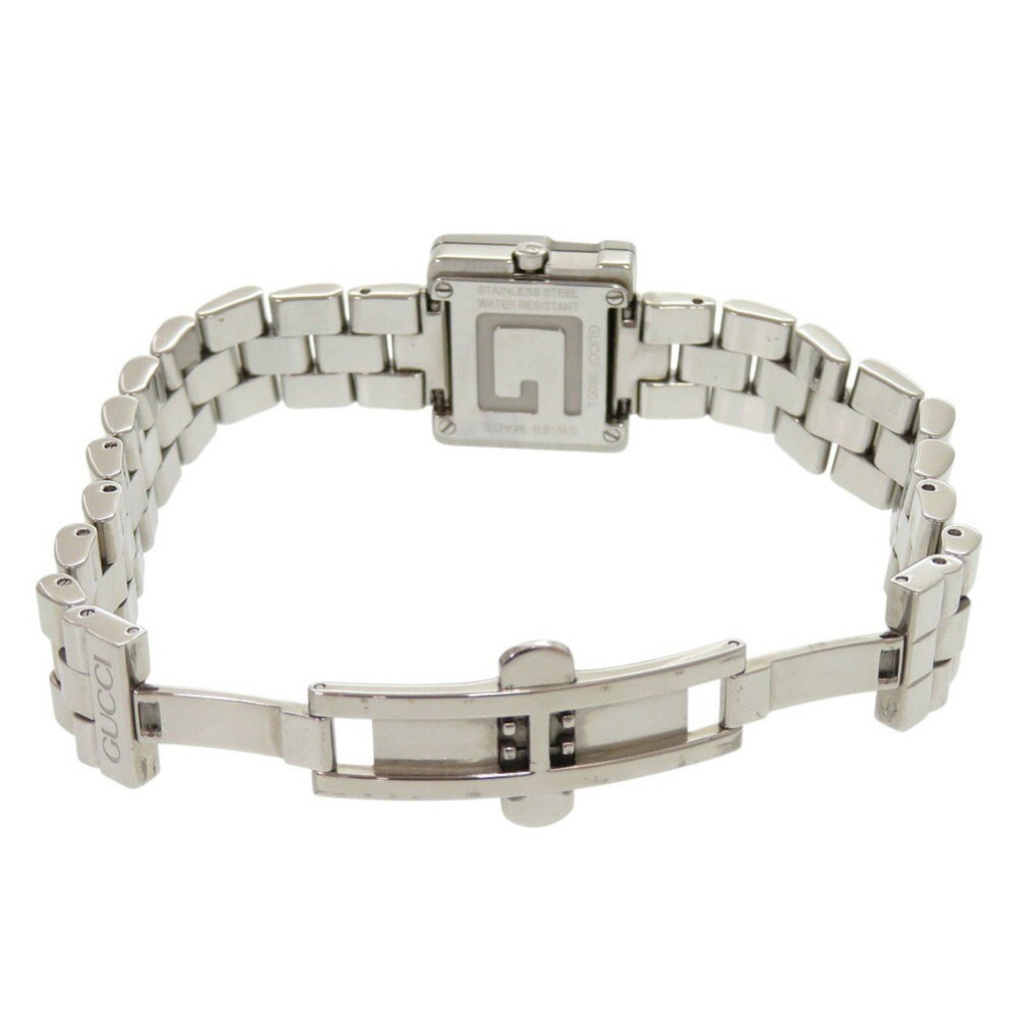 Gucci 3600L Stainless Steel Black Silver Dial Quartz Watch 1749Gucci