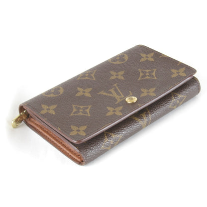Louis Vuitton Louis Vuitton Porte Monnaie-Vieux-Trsor M61730 Bifold Wallet Monogram Canvas