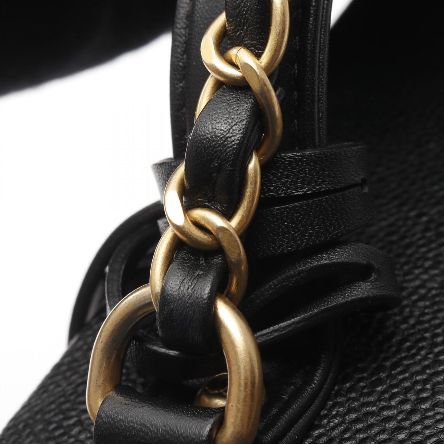 Chanel Cc Filigree Matelasse Vanity Shoulder Bag In Calfskin Leather