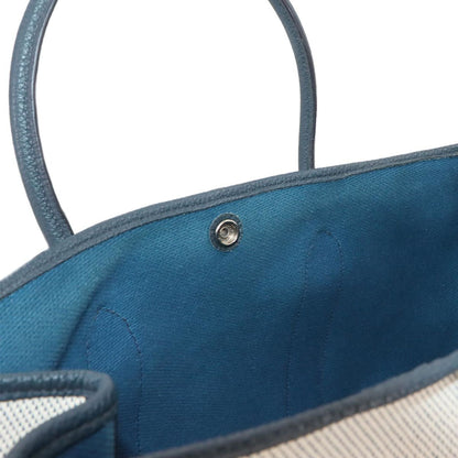 Hermes Herms Garden 36 Pm Twill Ash Vache Country Ecru Bleu De Plus T Stamp Party Verso