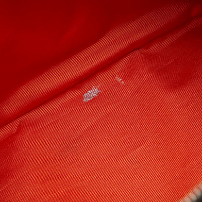 Bvlgari Logomania One-Shoulder Bag Handbag Brown Canvas Leather