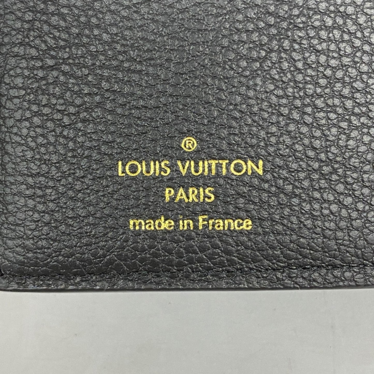 Louis Vuitton Monogram Empreinte Portefeuille Metisse Compact Tri-Fold Wallet M80880 Noir
