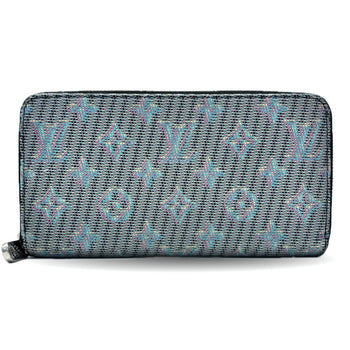 Louis Vuitton Zippy Wallet Monogram Lv Pop Round Long Glitter Cyberpunk Multicolor M68662 Louis