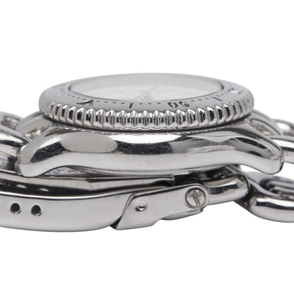 Tag Heuer Cell Watch Wg1410-0 Quartz White Dial Stainless Steel