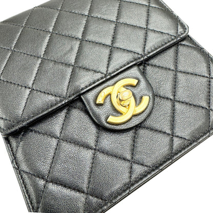 Chanel Chain Shoulder Bag As0584 Black Goatskin Leather 30S 2021