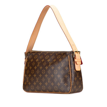 Louis Vuitton Monogram Viva Cite Gm One-Shoulder Bag M51163 Brown Pvc Leather