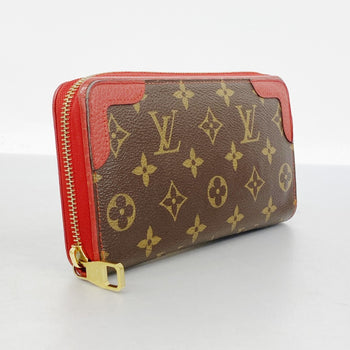 Louis Vuitton Monogram Retiro Zippy Wallet M61854 Brown