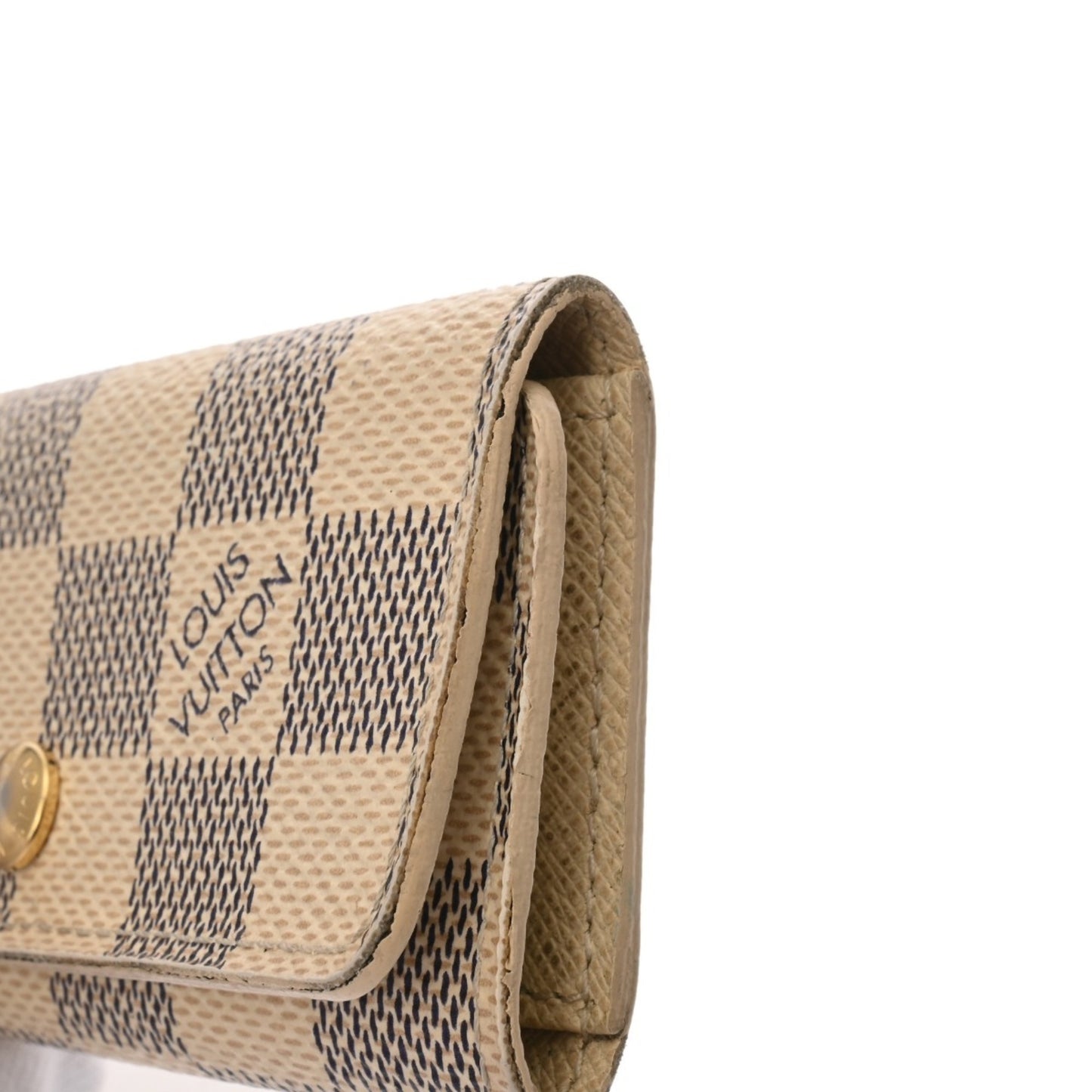 Louis Vuitton Damier Azur Canvas 4-Key Case