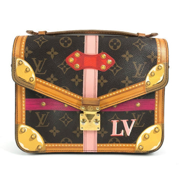 Louis Vuitton M43628 Monogram Summer Trunk Pochette Metis 2Way Bag Shoulder Crossbody Handbag Canvas