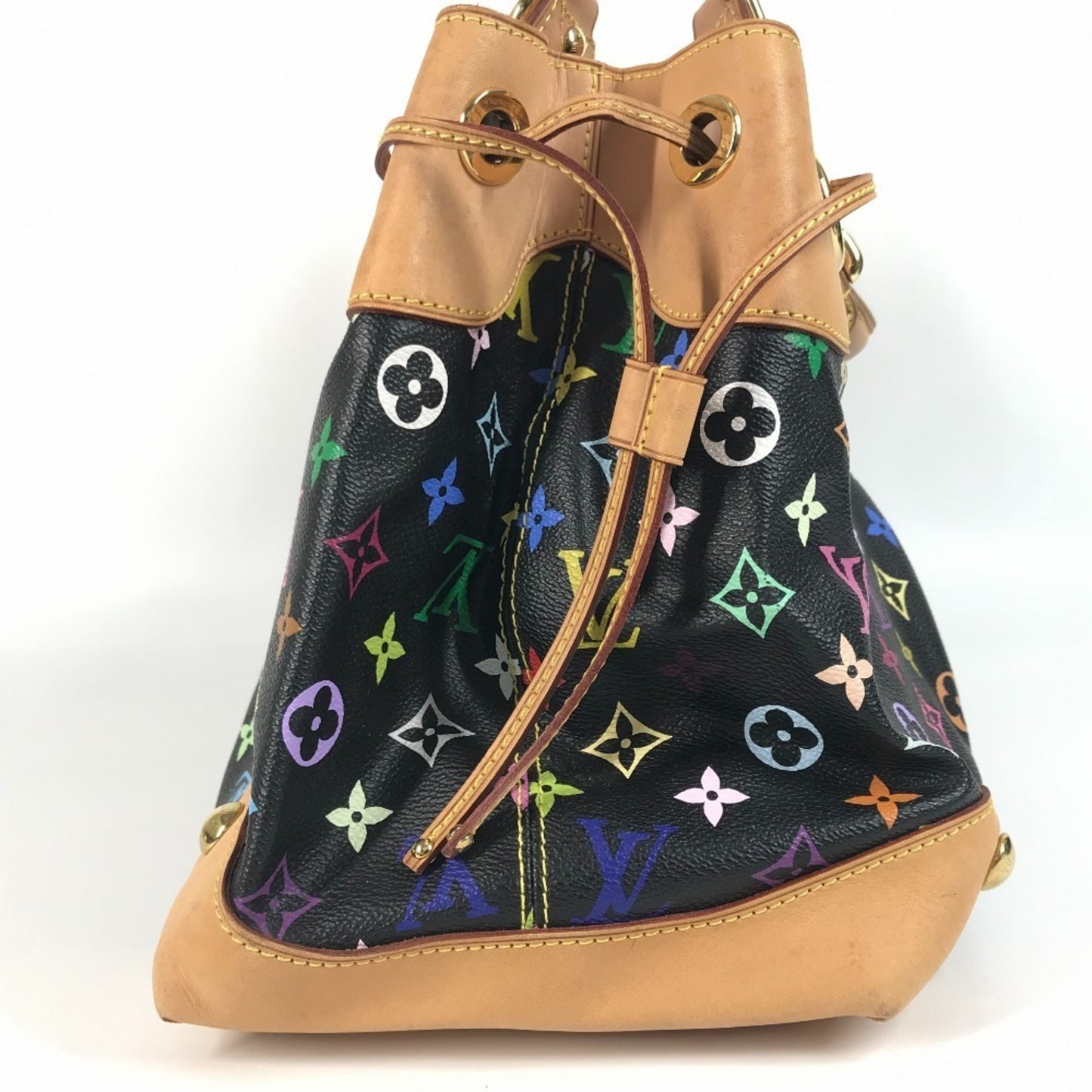 Louis Vuitton M40124 Monogram Multicolore Ursula Tote Shoulder Bag In Canvas