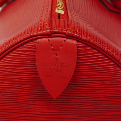 Louis Vuitton Epi Speedy 35 Handbag M42997 Castilian Red