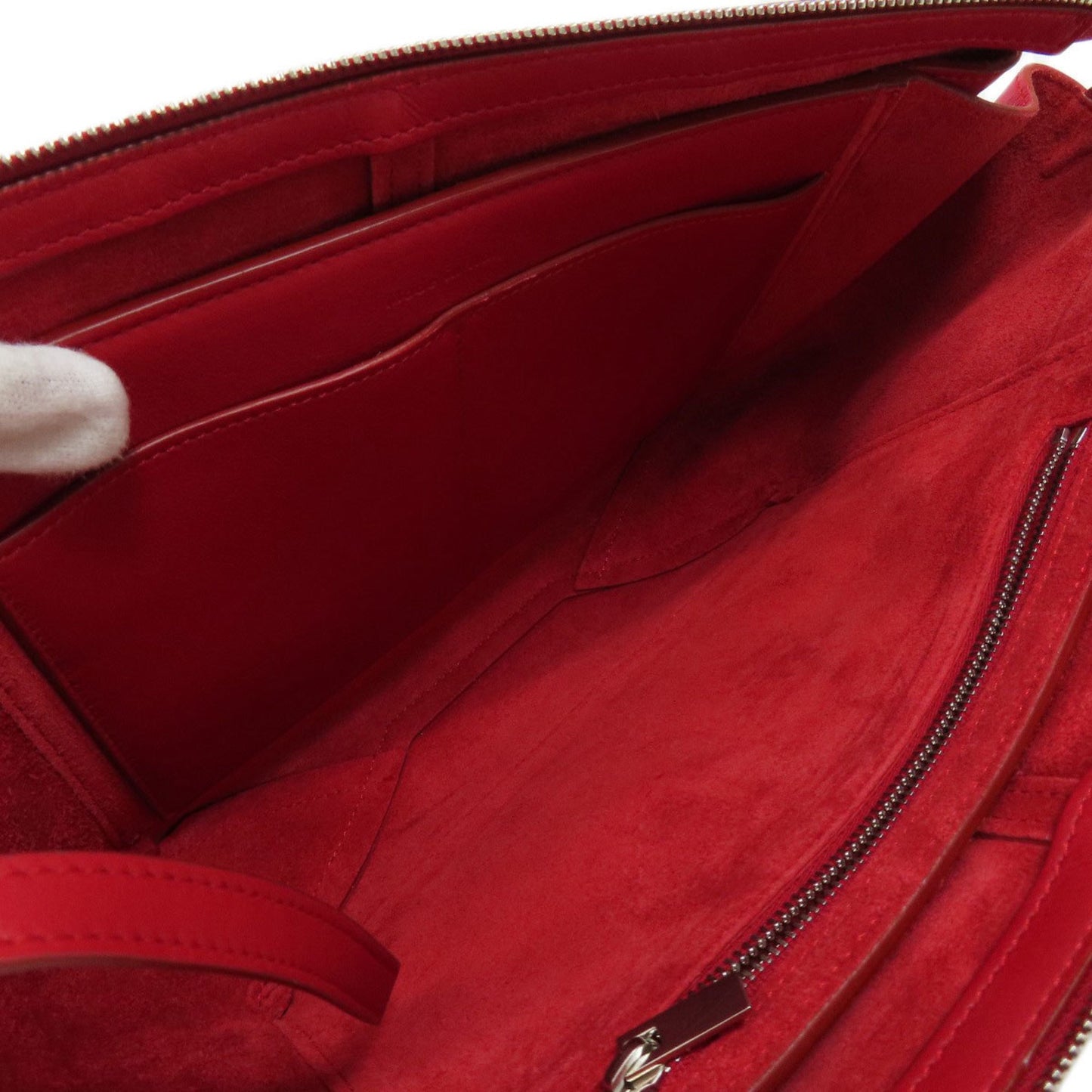 Celine Trifold Shoulder Bag In Calf Leather