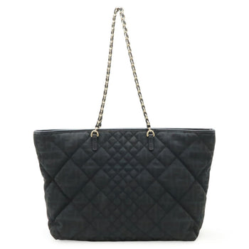 Fendi Zucca Pattern Quilted Tote Bag