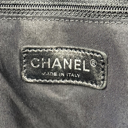 Chanel Coco Mark Matelasse Tote Bag Black