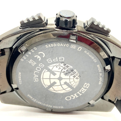 Seiko Sbxc069/5X53-0Av0 Astron Global Line Day Date Gps Solar Radio-Controlled Wristwatch Titanium