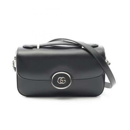 Gucci Double G Shoulder Bag Leather