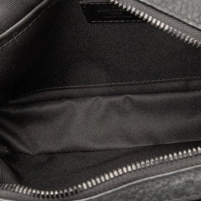 Louis Vuitton Monogram Steamer Messenger Shoulder Bag M57307 Noir Black Leather