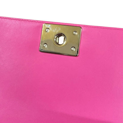 Chanel Boy Shoulder Bag Leather A67085 Pink
