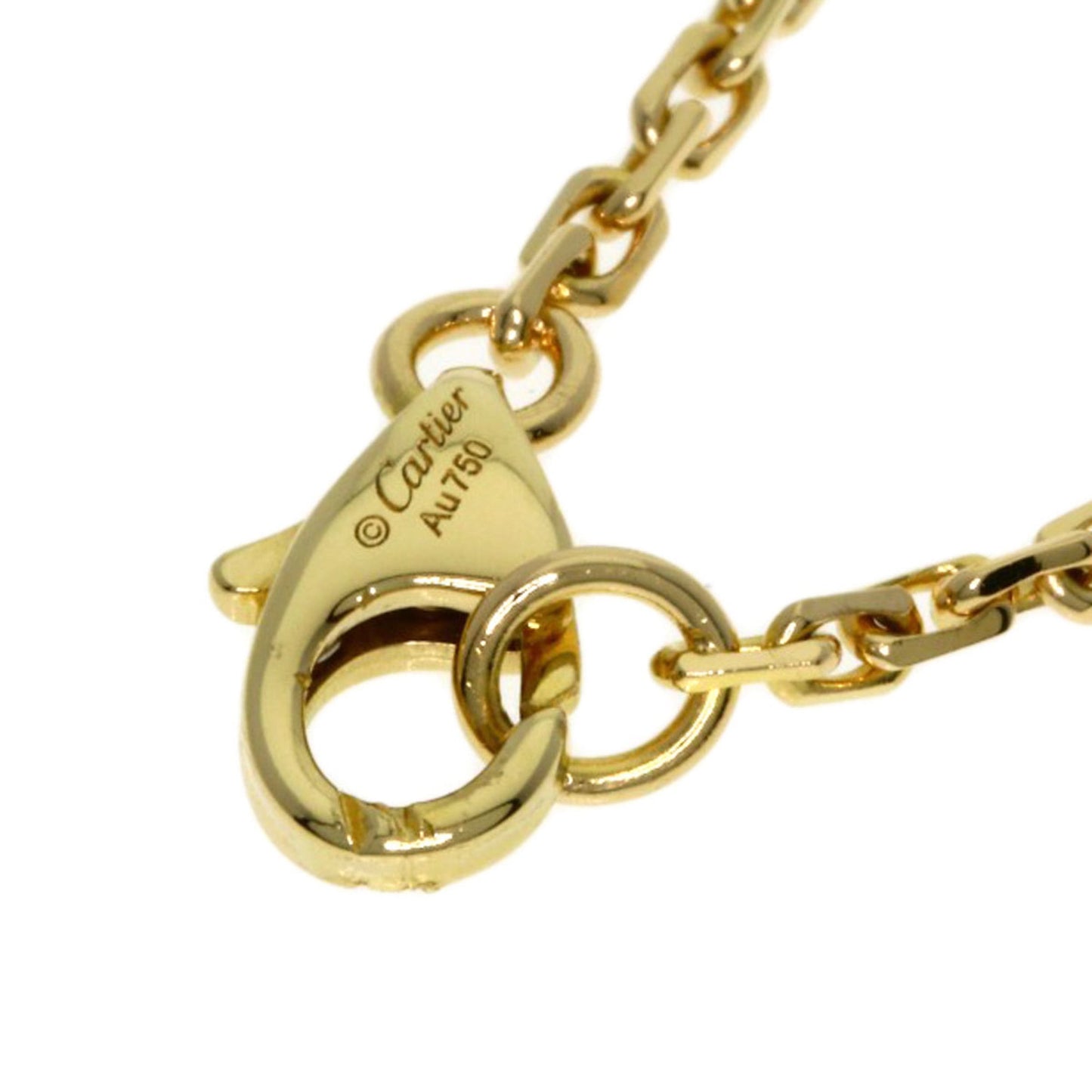 Cartier Baby Love Diamond Necklace In 18K Yellow Gold