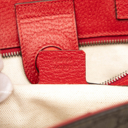 Gucci Gg Supreme Bosco Dog Print Tote Bag/Shoulder Bag