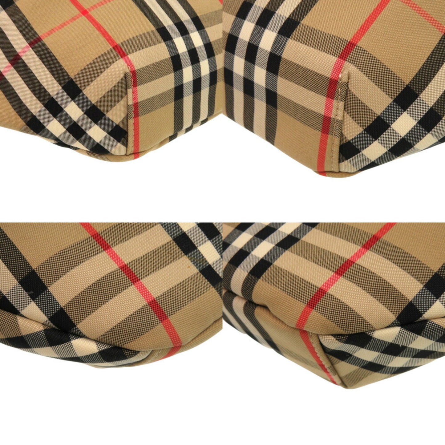 Like New Burberry 8010430 Cotton Polyester Beige Waist Bag 1427Burberry