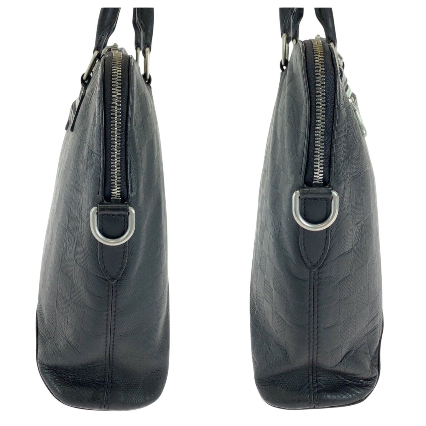 Louis Vuitton Damier Infini Avenue Black Silver Hardware Leather N41019 Business Bag Handbag