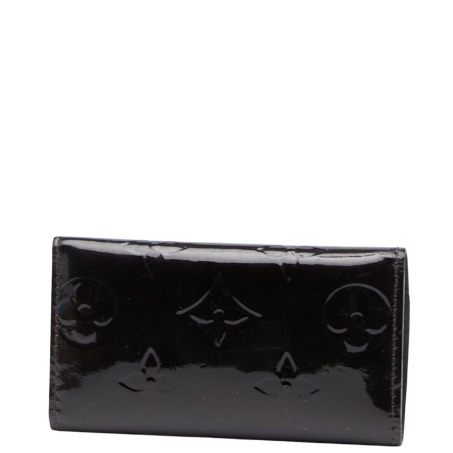 Louis Vuitton Monogram Vernis Multicle 4 Key Case M93517 Amaranth Brown Patent Leather