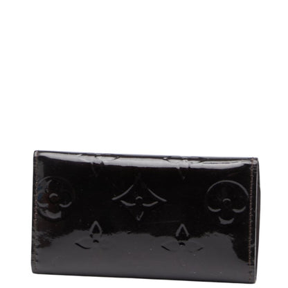 Louis Vuitton Monogram Vernis Multicle 4 Key Case M93517 Amaranth Brown Patent Leather