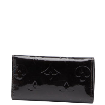 Louis Vuitton Monogram Vernis Multicle 4 Key Case M93517 Amaranth Brown Patent Leather