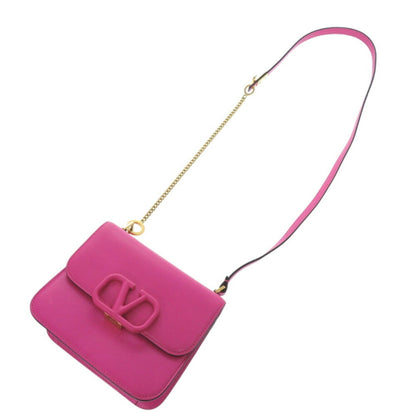 Valentino Garavani V-Sling Leather Pink Shoulder Bag 0485Valentino