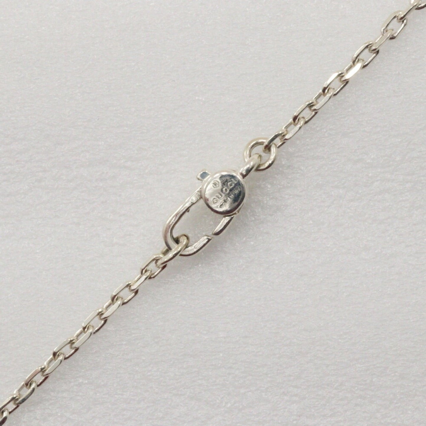 Gucci G Mark Necklace Plate Silver 925 Approx. 21.0G