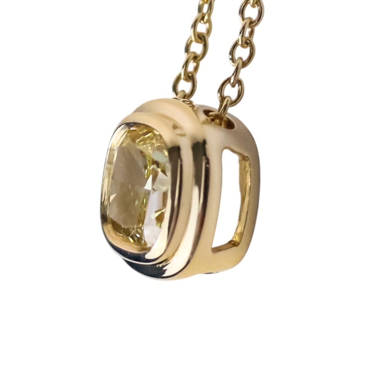 Tiffany & Co. Bizet Yellow Diamond 0.6Ct 750 Necklace In Gold