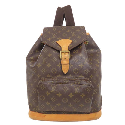 Louis Vuitton M51135 Montsouris Gm Backpack/Daypack Monogram Canvas