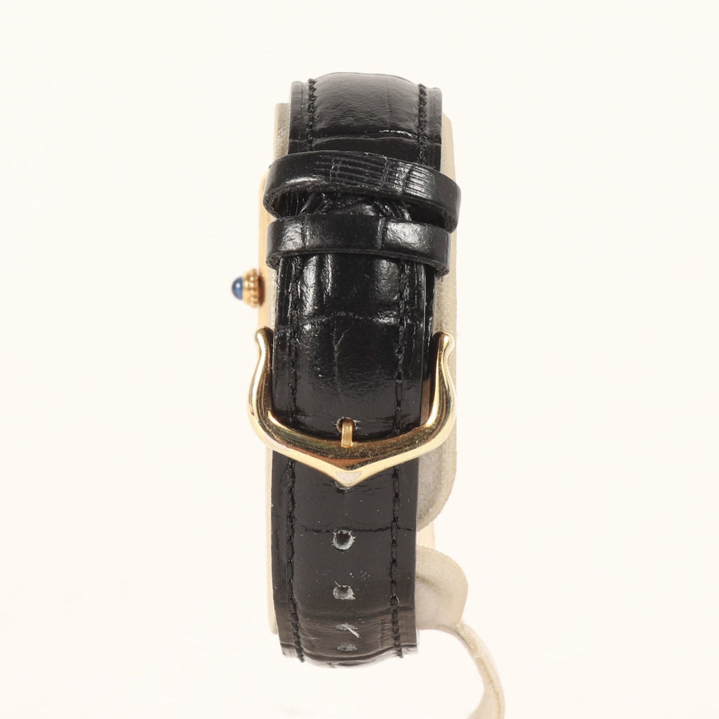 Cartier Must Tank Vermeil Small Gold/Black Watch