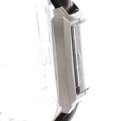 Tag Heuer Monaco Diamond Steel Leather Quartz Watch Waw131E