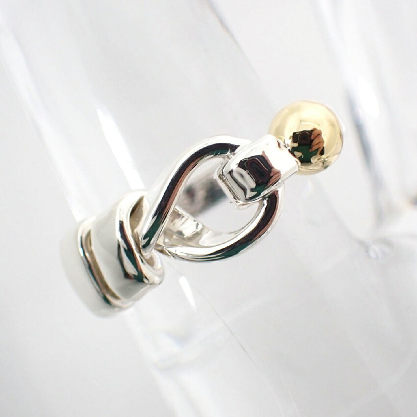 Tiffany 925 750 Hook & Eye Ring