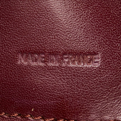 Cartier Must Line Crossbody Shoulder Bag Red Leather