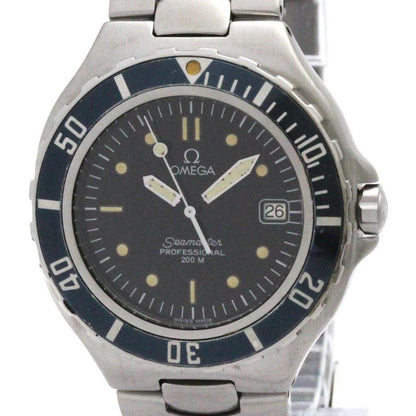 Omega Seamaster Professional 18K Gold Steel Watch 396.1042 Polished