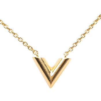 Louis Vuitton Essential V Necklace M61083 Gold Plated
