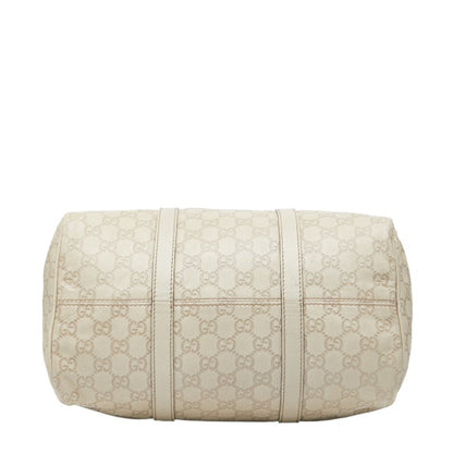 Gucci Guccissima Handbag 193603 Ivory Leather