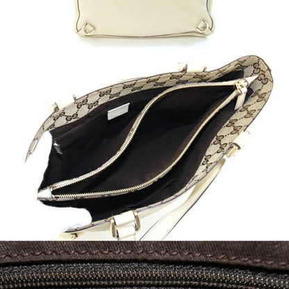 Gucci Abby Tote Bag 170004 Ivory Leather Shoulder