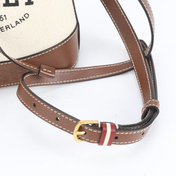 Canvas - Bally Shoulder Bag Leather