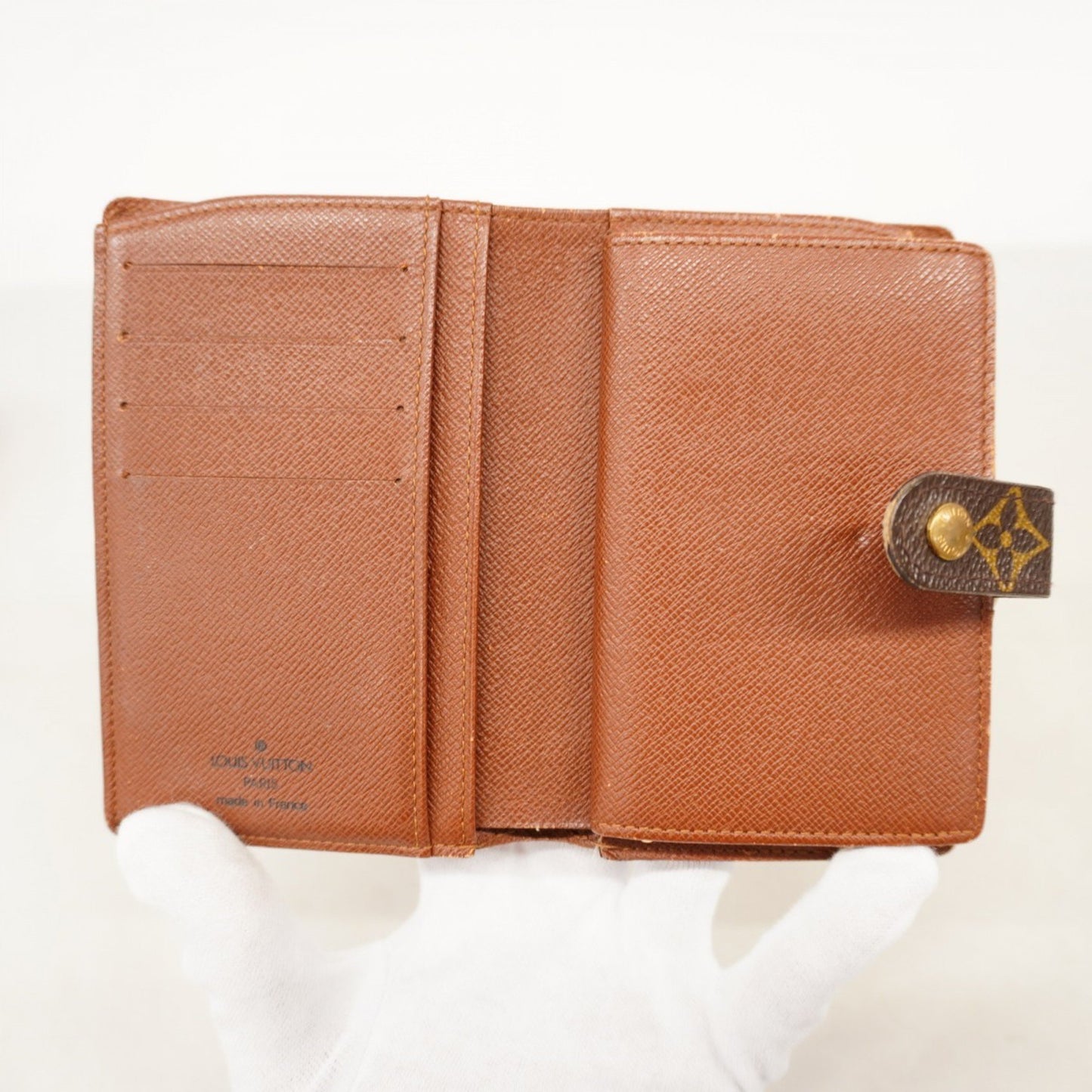 Louis Vuitton Monogram Porte Monnaie Bi-Fold Wallet M61663 Brown