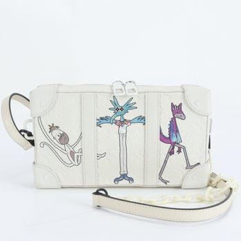 Louis Vuitton Monogram Taurillon Soft Trunk Wallet Lv Friend Leather Shoulder Bag M80146