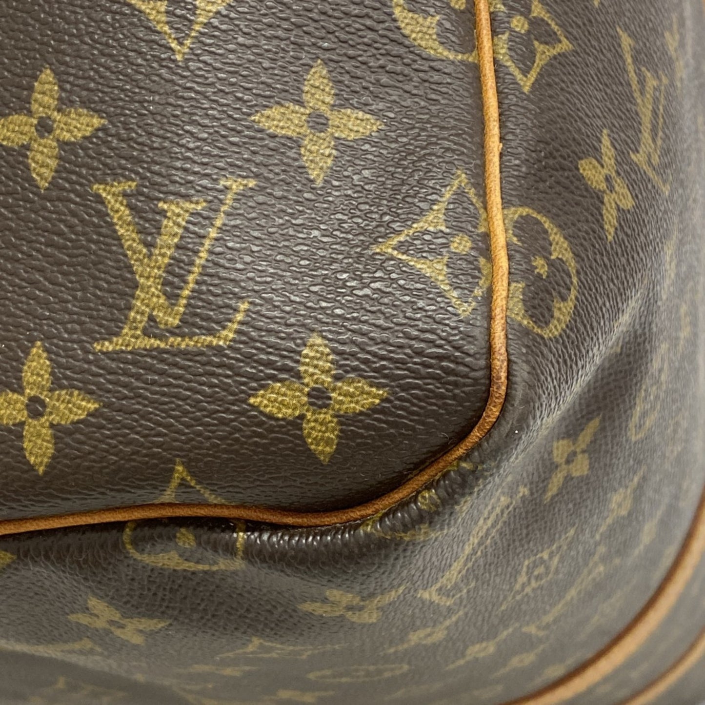 Louis Vuitton Monogram Keepall 55 Boston Bag M41424 Brown