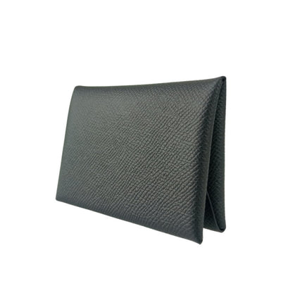 Hermes Calvi Duo Black Epson Wallet/Coin Case For Men And Women