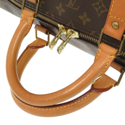Louis Vuitton Keepall 55 Monogram M41424 Canvas Brown Boston Bag 0614 Louis Vuitton