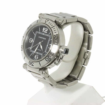 Cartier Pasha Seatimer W31077M7 Men'S Automatic Watch With Date Display