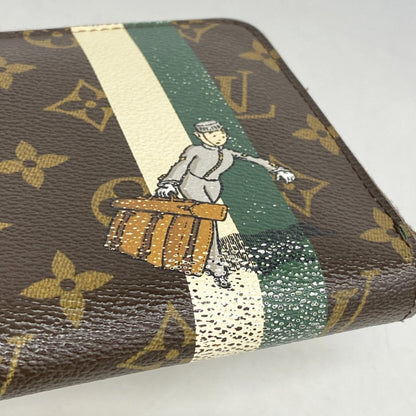 Louis Vuitton Monogram Gloom Zippy Organizer Long Wallet M60035 Brown Vert